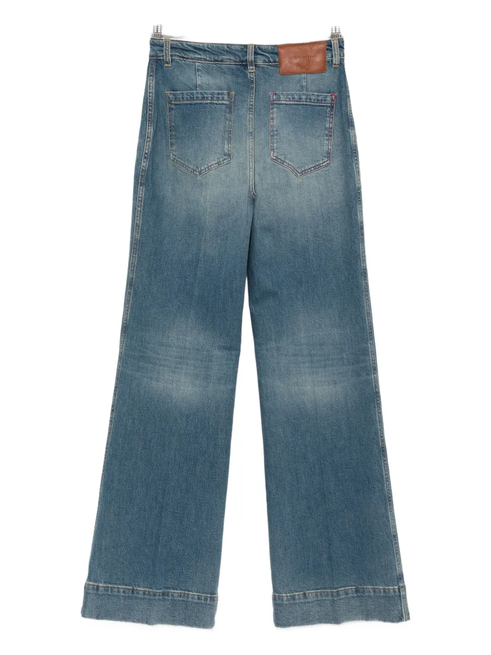 Victoria Beckham pocket-detail jeans - Blauw
