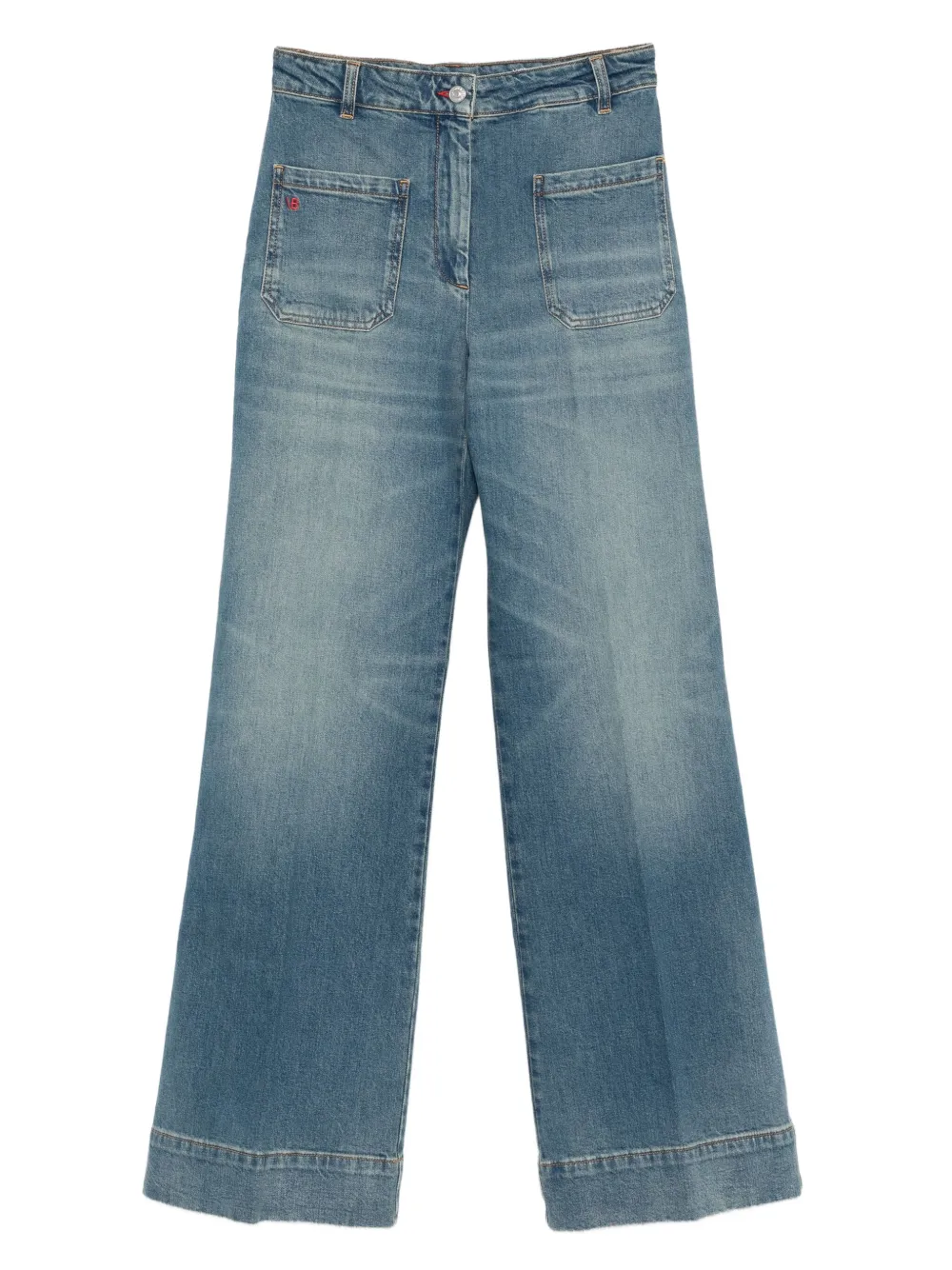 Victoria Beckham pocket-detail jeans | Blue | Image 1