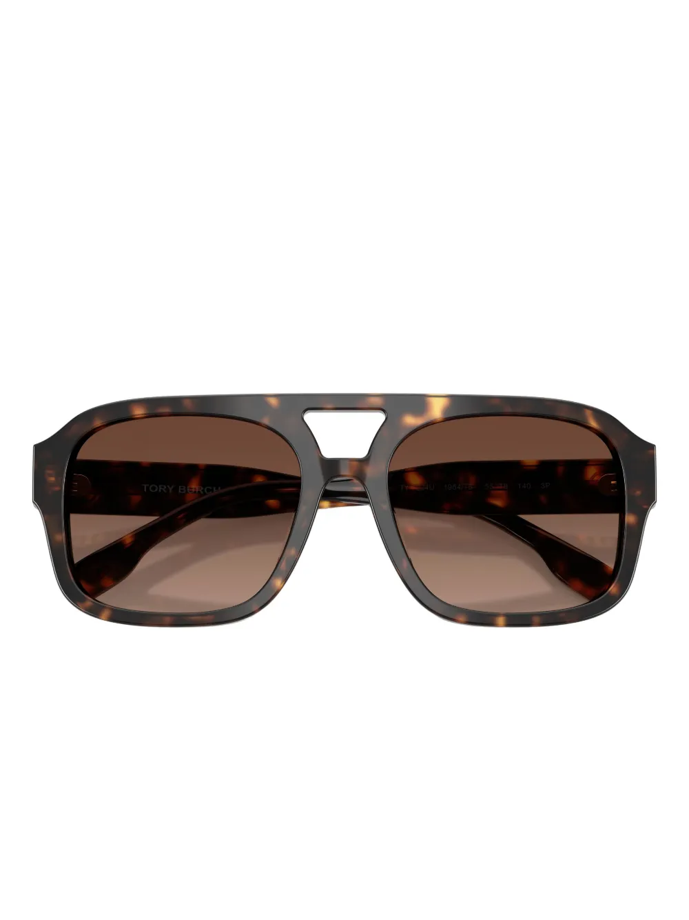 Tory Burch Tortoiseshell Square Sunglasses In Brown