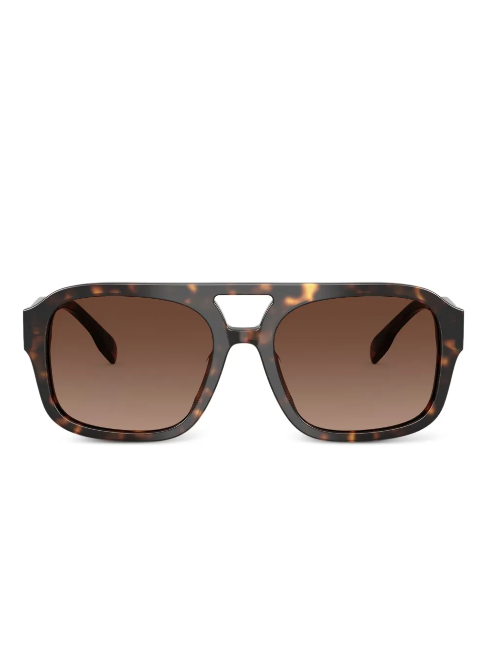 Tory Burch tortoiseshell square sunglasses | Green | Image 1