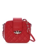 CHANEL Pre-Owned 2017-2018 Mini Quilted Caviar CC Box Camera Bag crossbody bag - Red