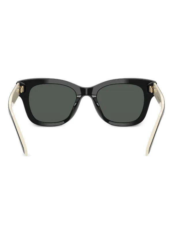 Tory Burch two-tone Square Sunglasses | Black | FARFETCH display picture 1