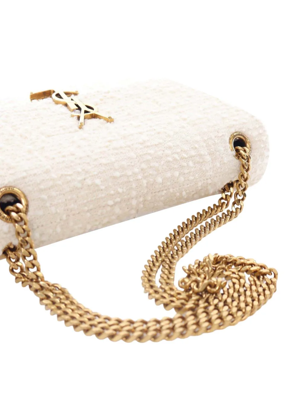Saint Laurent Pre-Owned 2021 Medium Boucle Tweed Patchwork Jamie shoulder bag | Pre-Owned | Image 2