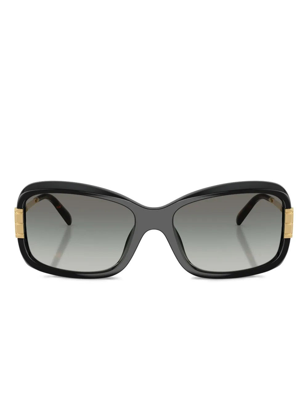 Tory Burch embellished-temples geometric sunglasses | Black | Image 1