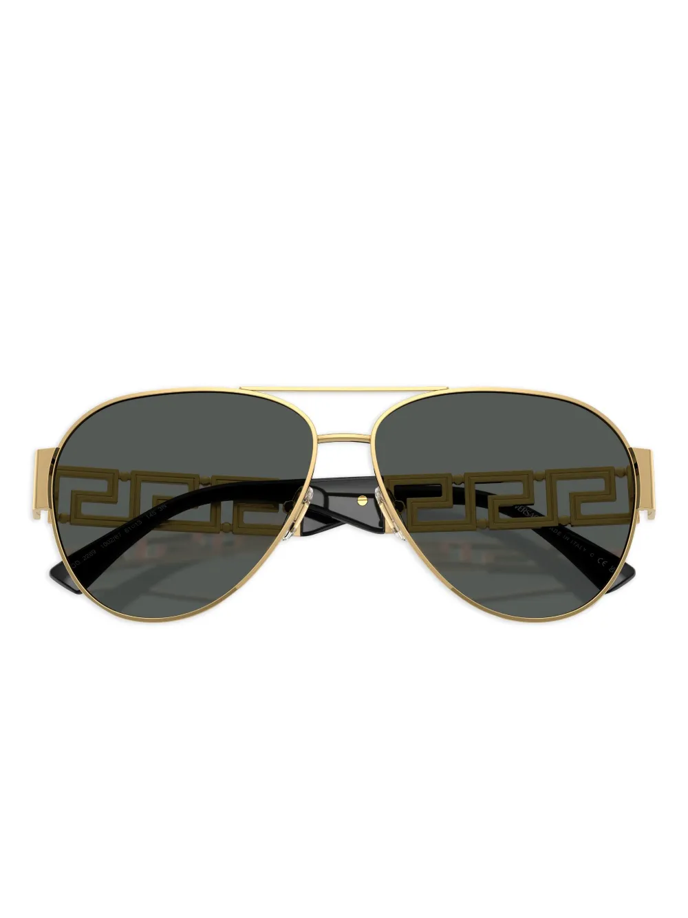 Versace Eyewear Zonnebril met piloten montuur Goud