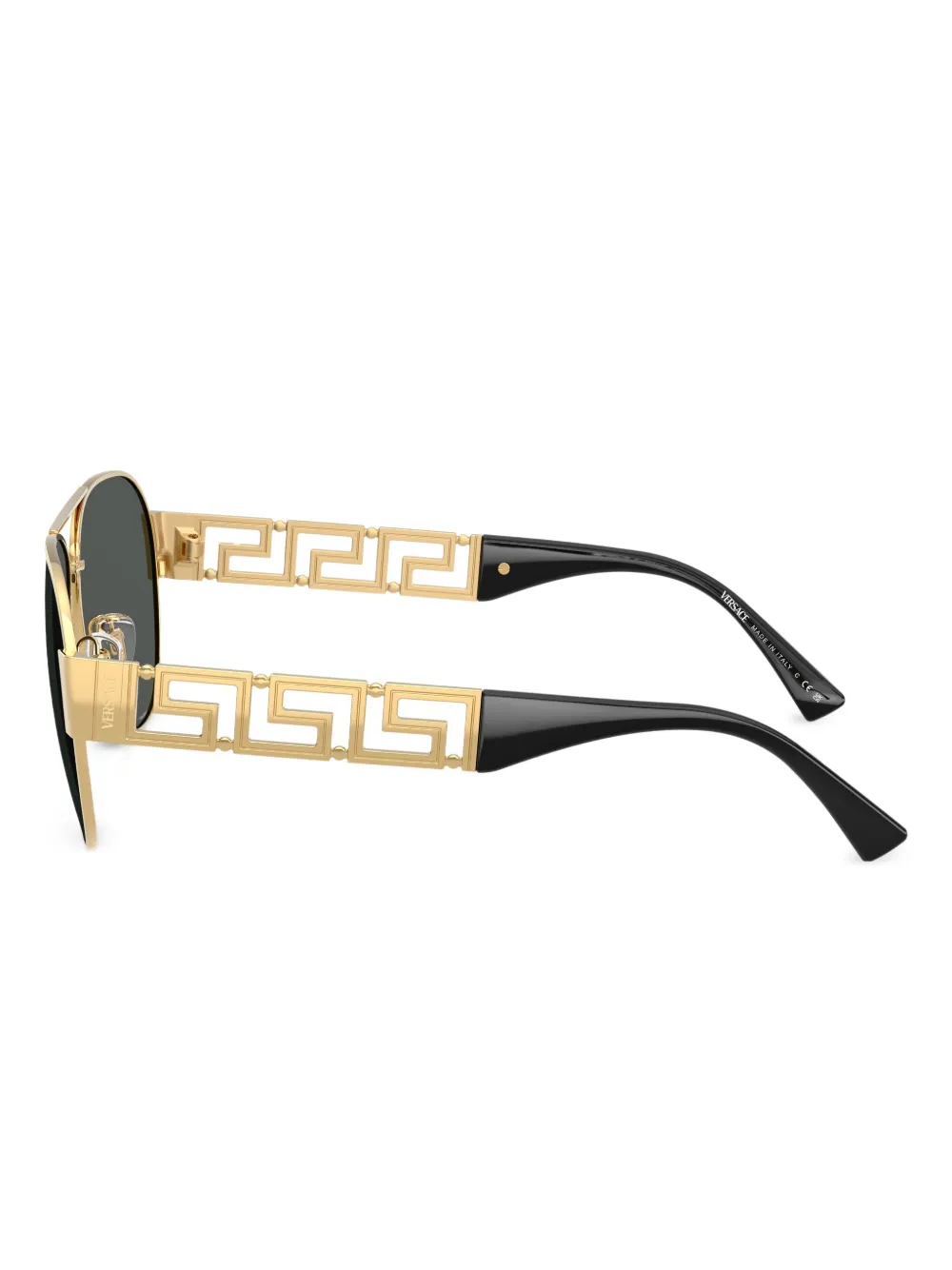  Versace Eyewear Pilot Sunglasses - Gold 