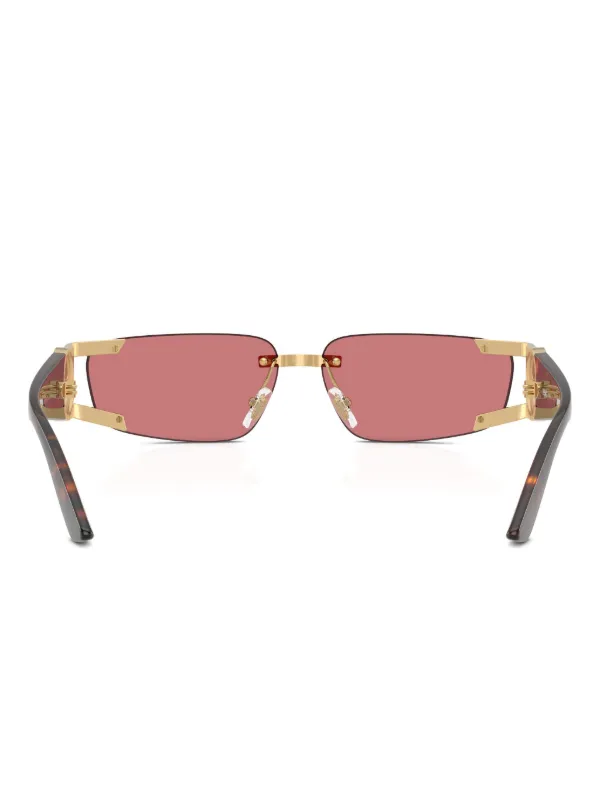 Versace Eyewear medusa-embellished Rimless Sunglasses | Gold