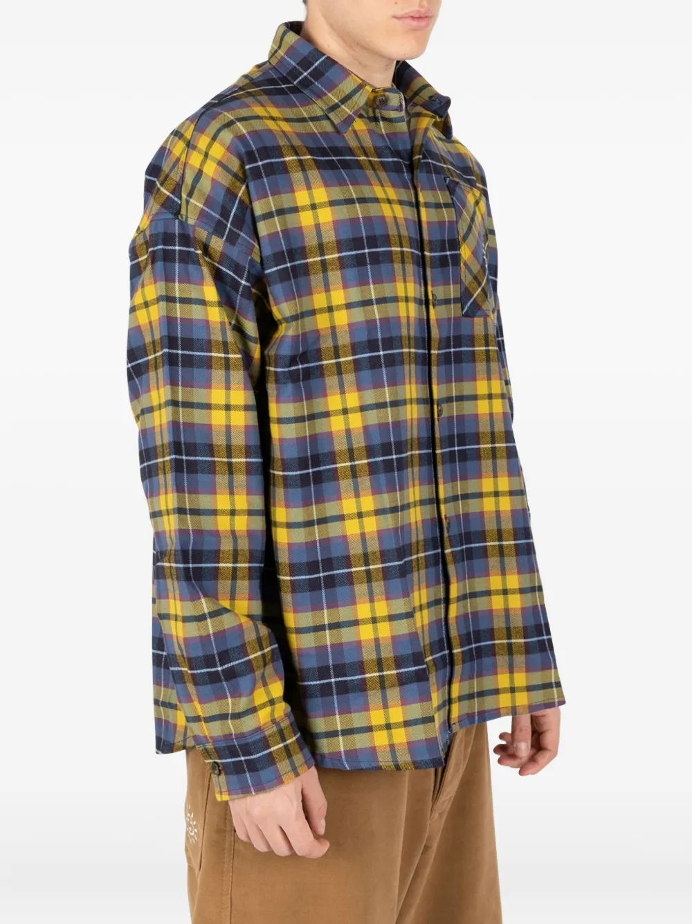 Société Anonyme Over Sunny Plaid Pocket Shirt In Multi