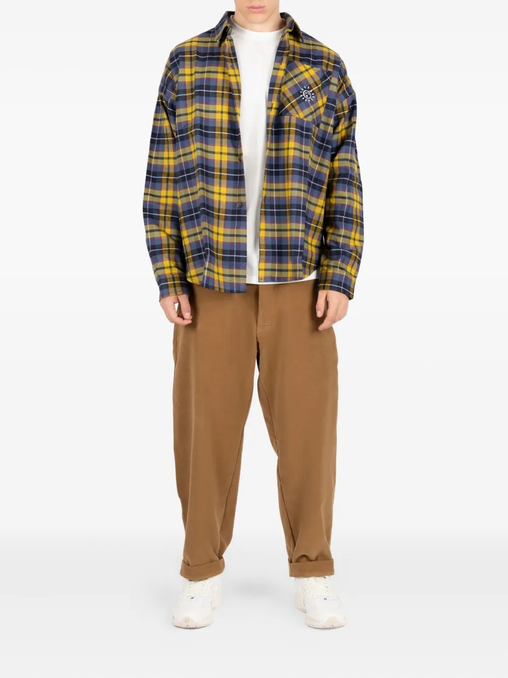 Société Anonyme Over Sunny Plaid Pocket Shirt In Multi