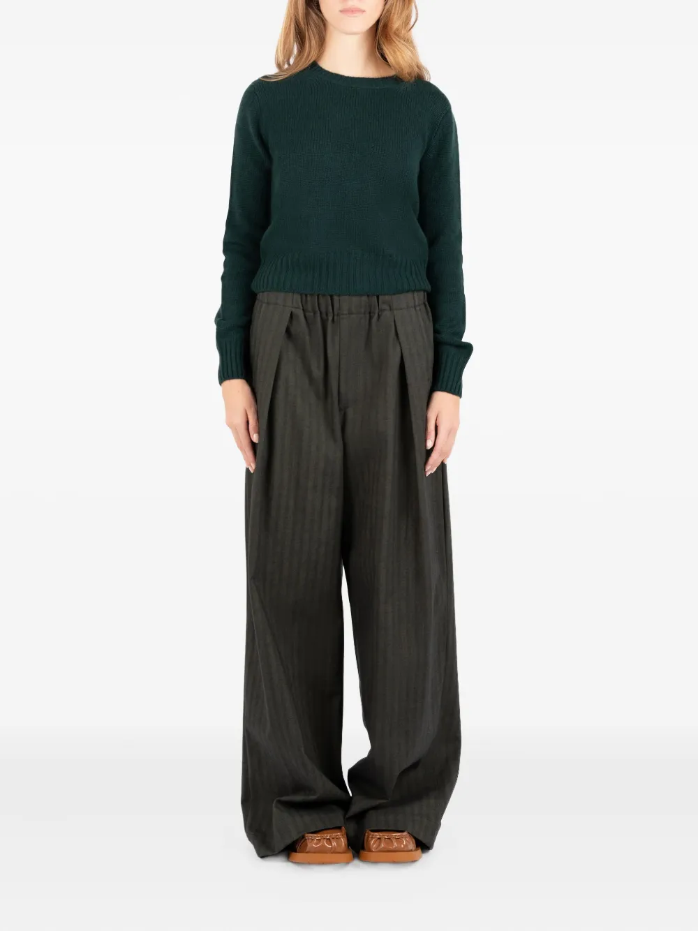 Société Anonyme Scarlett Crew-neck Sweater In Green