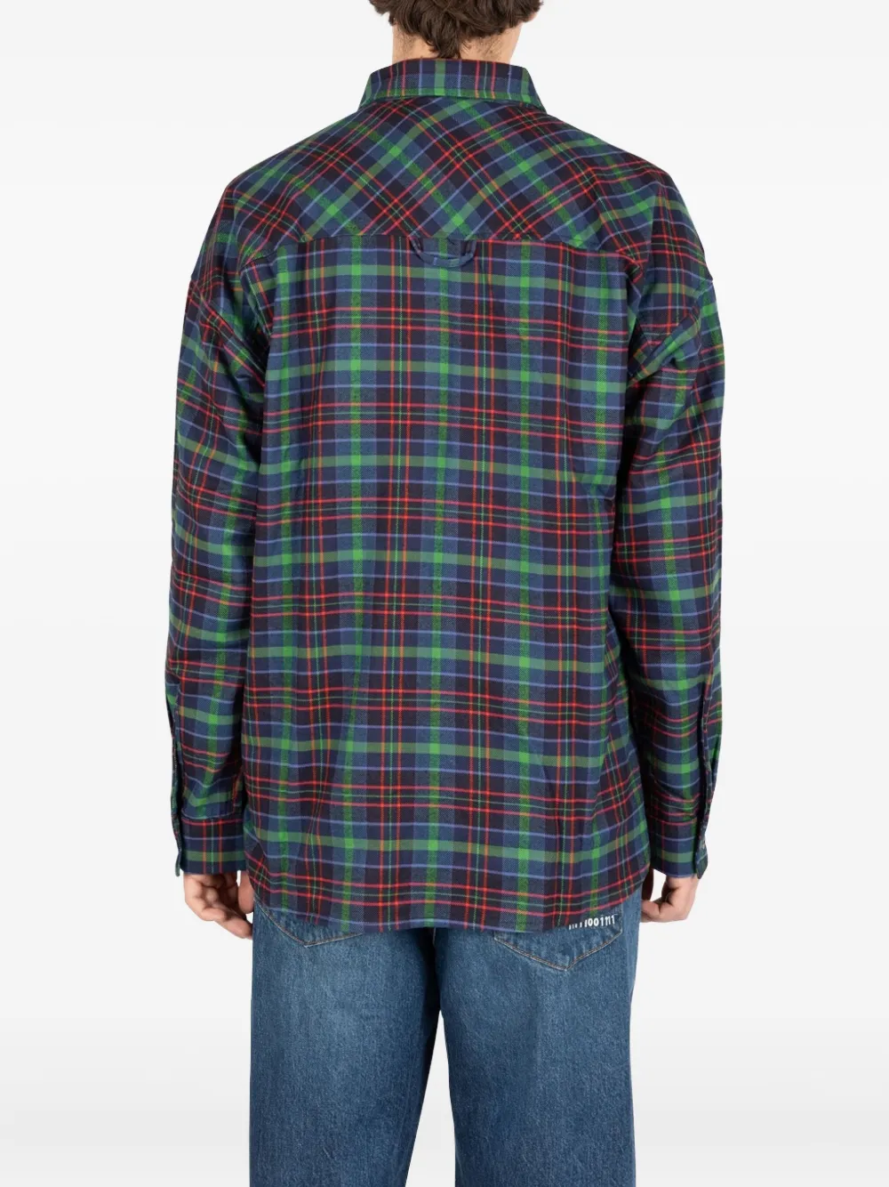 Société Anonyme Over Sunny Plaid-pocket Shirt In Multi