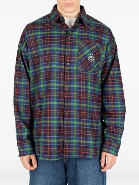 Société Anonyme Over Sunny plaid-pocket shirt