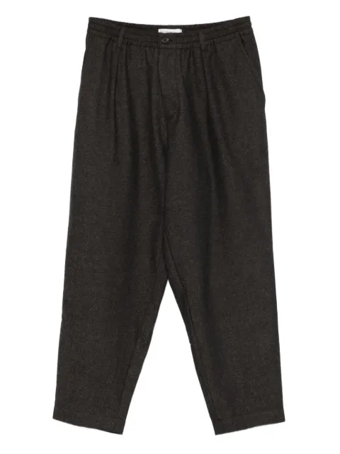 Universal Works pleated-front tapered trousers