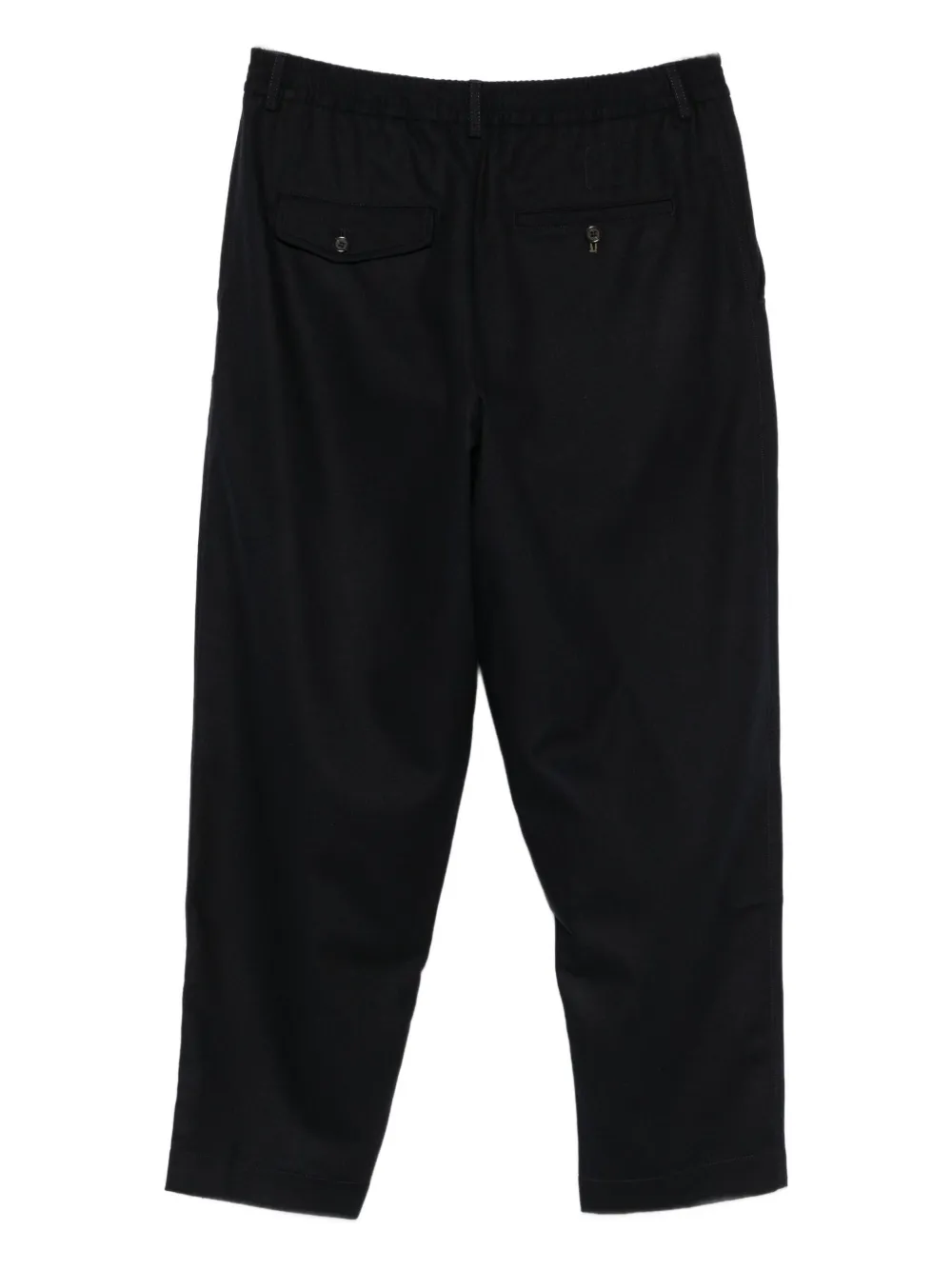 Universal Works pleated-front tapered trousers - Blauw