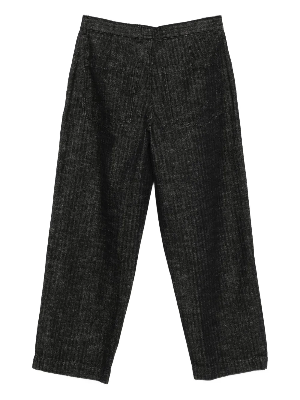 Universal Works pleated pocket trousers - Zwart