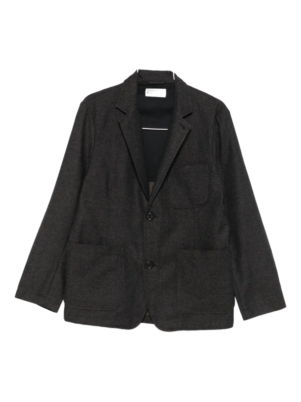 Universal Works patch-pocket single-breasted blazer | Brown | Image 1