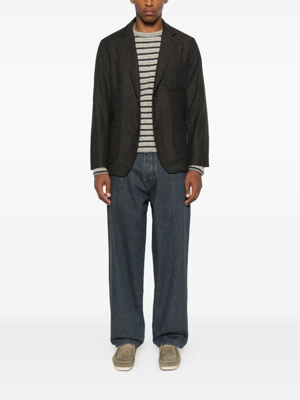 Universal Works patch-pocket single-breasted blazer | Blazers | Image 2