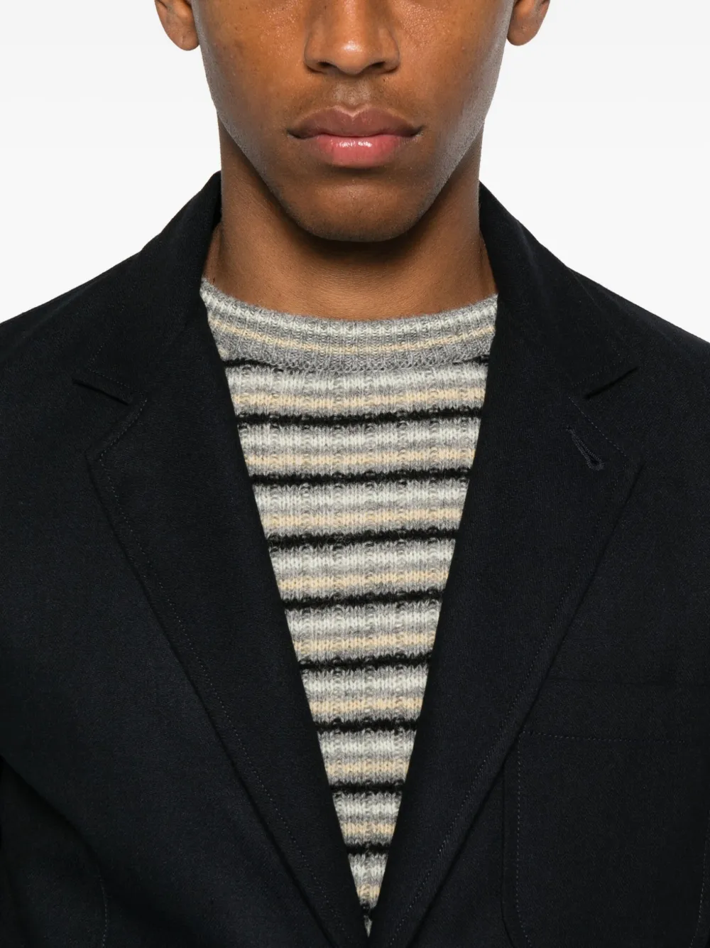 Universal Works Single-breasted Blazer In Blue