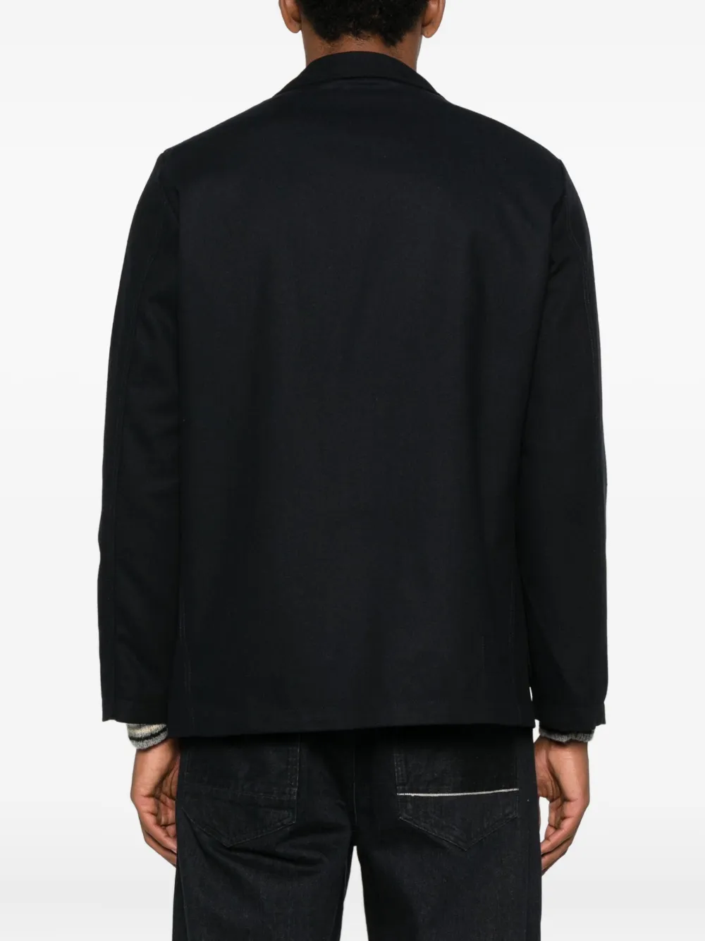 Universal Works Single-breasted Blazer In Blue