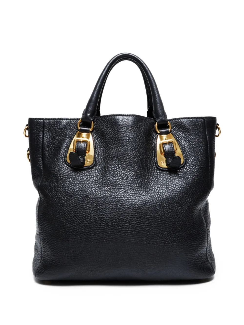 Prada Pre-Owned 2000-2020 leather buckle bag | Pre-Owned | Image 2