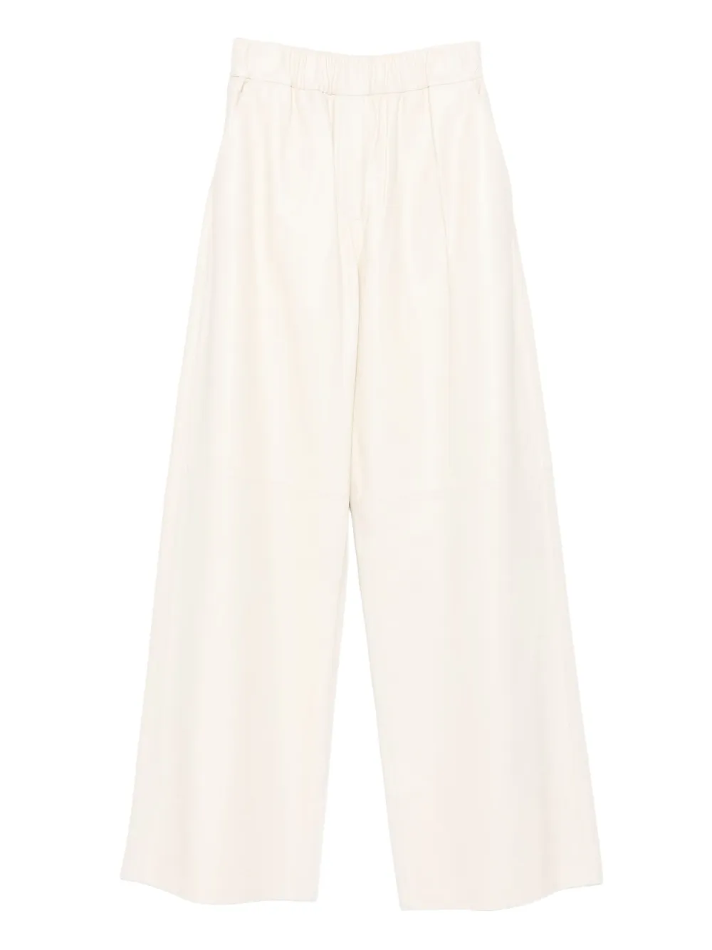 Arma elastic-waist leather trousers | Neutrals | Image 1