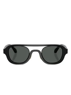 Kuboraum Mask H10 ラウンド サングラス | ブラック | FARFETCH JP