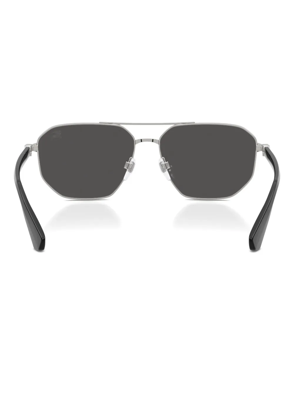 Burberry Geometric-frame Sunglasses In Gray