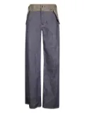 sacai patch-pocket denim jeans - Blue
