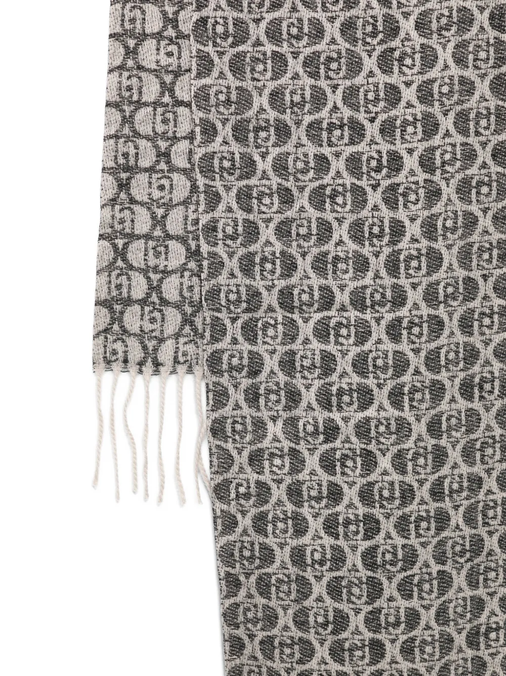 LIU JO monogram fringed scarf | Image 2