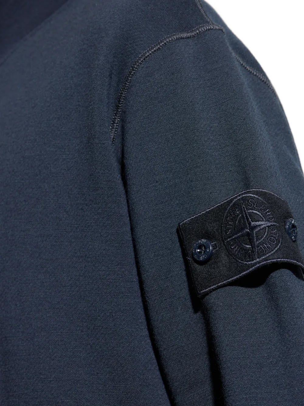 Stone Island Sweater met opstaande kraag Blauw