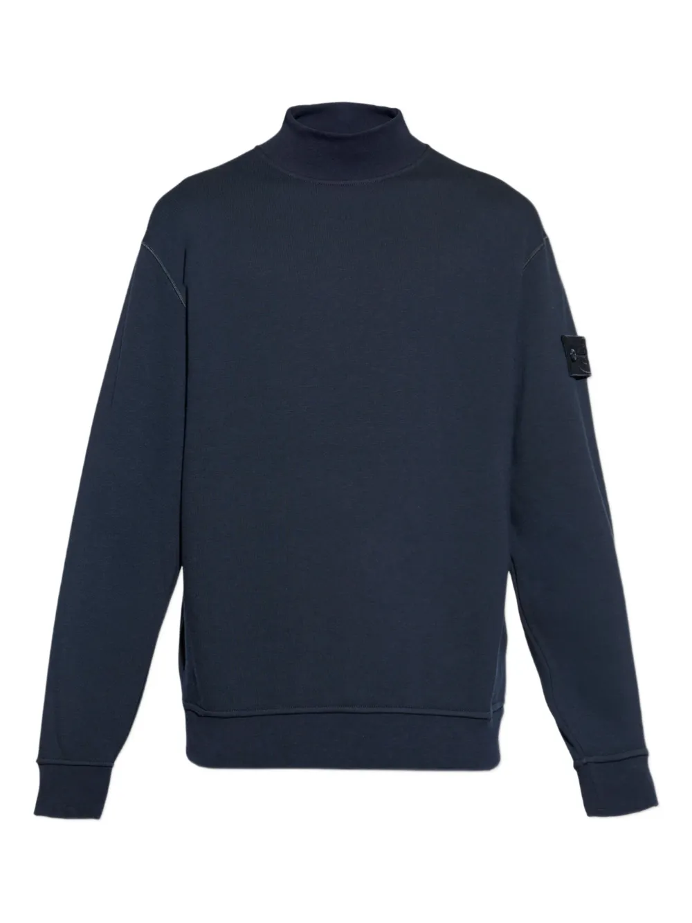 Stone Island mock-neck sweatshirt - ブルー Stone Island mock-neck sweatshirt - ブルー