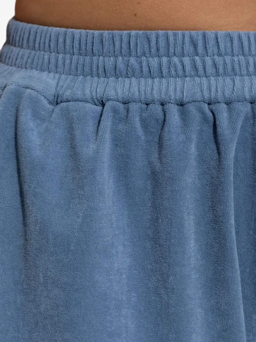 Marysia Bellini shorts met elastische taille en gewelfde afwerking Blauw