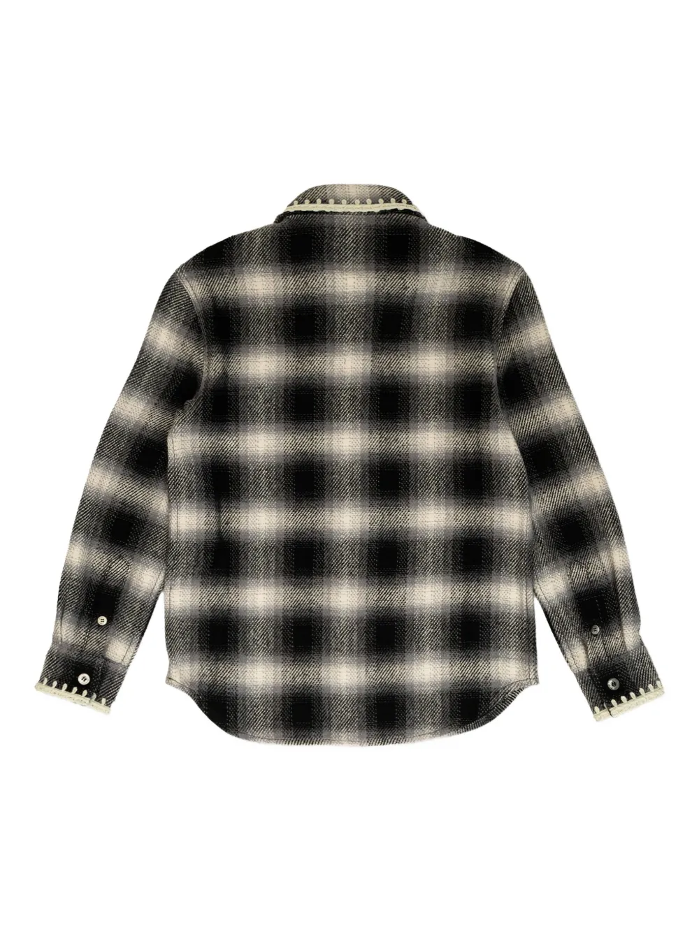 Golden Goose Kids checked embroidered shirt | Boys Shirts | Image 2