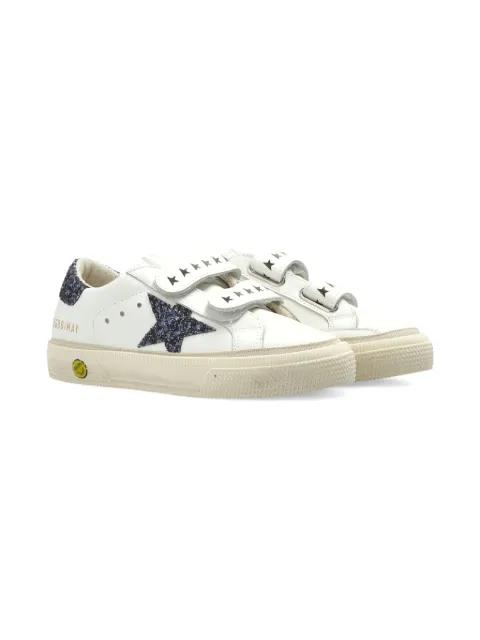 Golden Goose Kids glitter-star sneakers