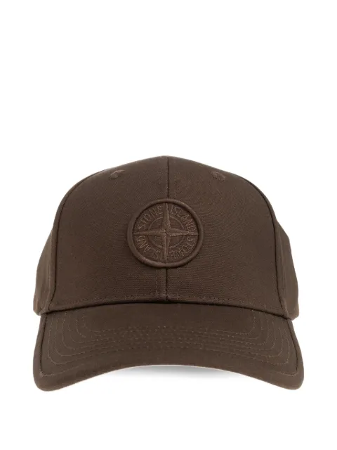 Stone Island Junior gorra de béisbol con parche del logo