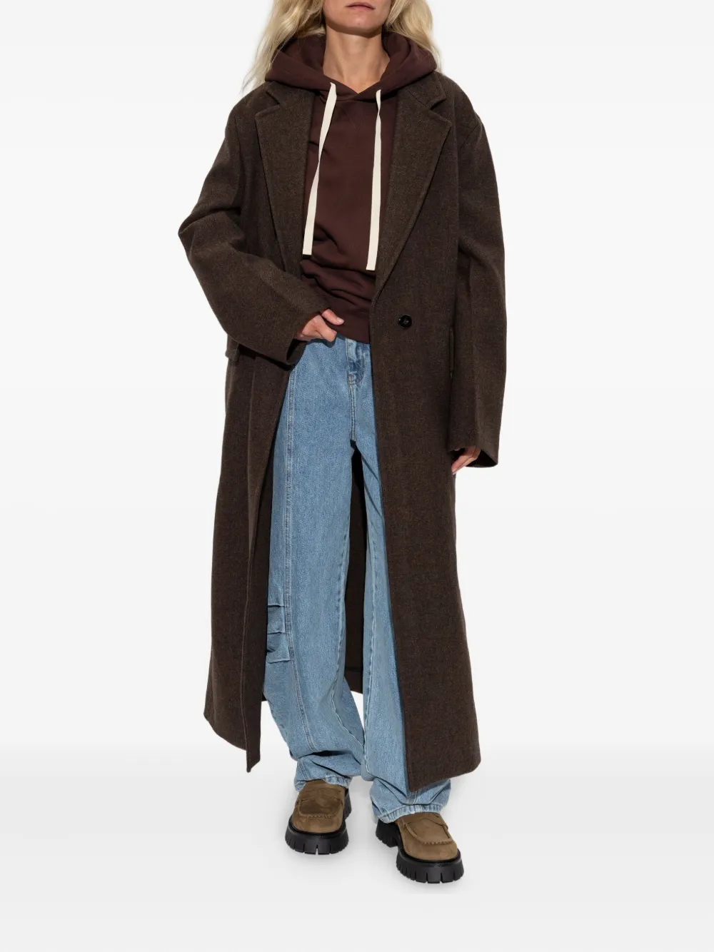 JIL SANDER+ long-sleeve hoodie - Rood