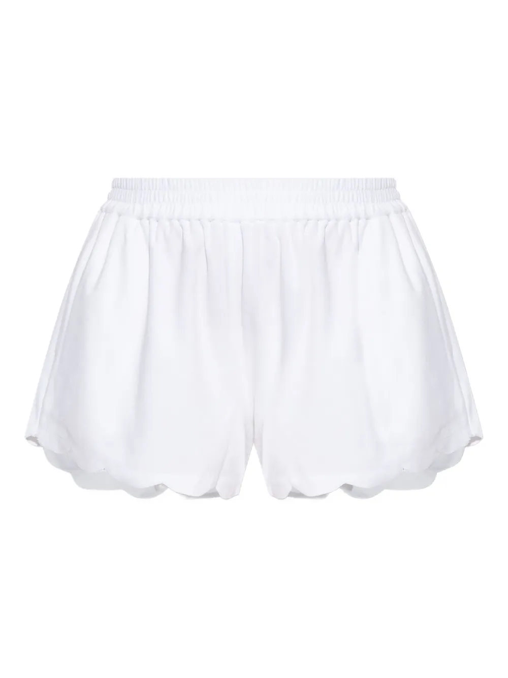 Marysia Bellini shorts met elastische taille en gewelfde afwerking | Wit | Image 1