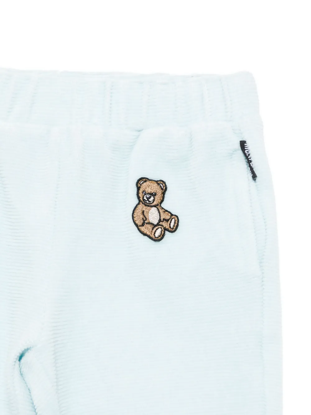 Moschino Kids Trainingspak met geborduurde teddybeer Blauw