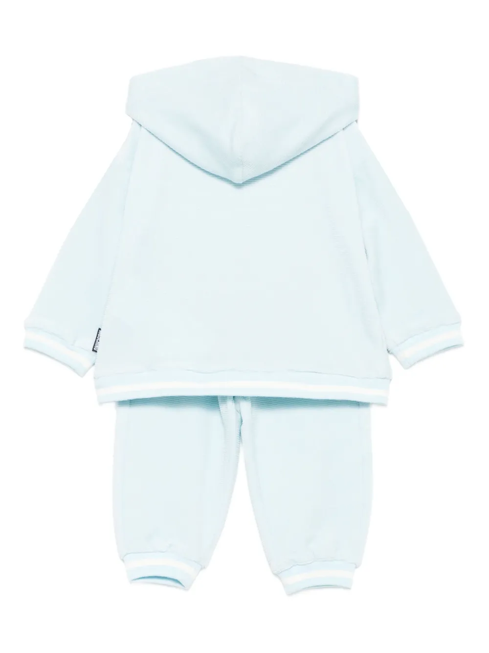Moschino Kids Trainingspak met geborduurde teddybeer Blauw