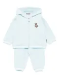 Moschino Kids teddy-embroidered tracksuit - Blue