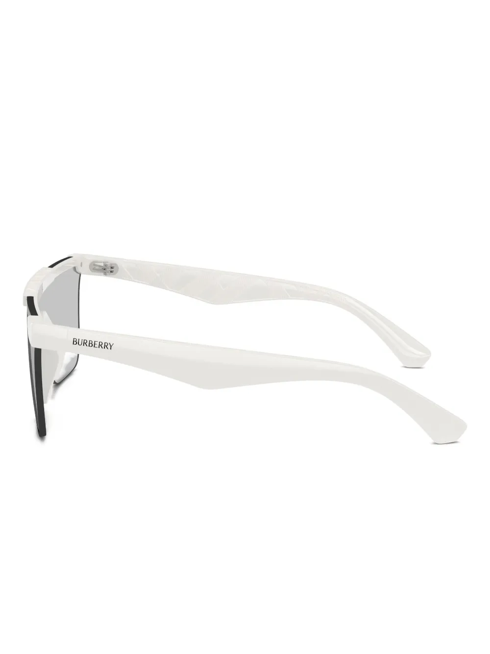 Burberry Eyewear Zonnebril met schild montuur Wit