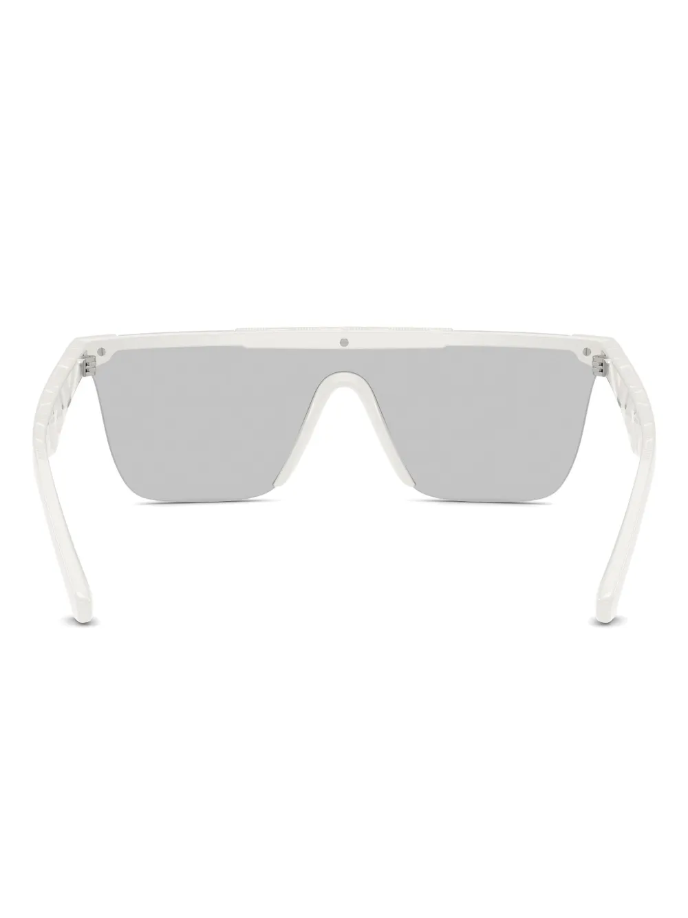 Burberry Eyewear Zonnebril met schild montuur Wit