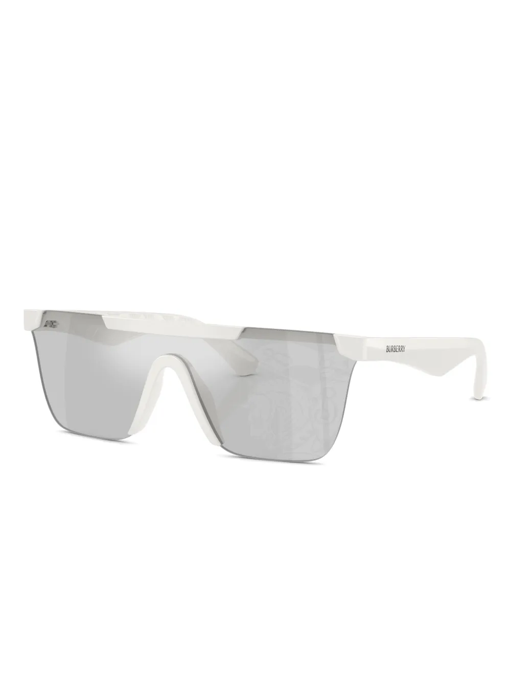 Burberry Eyewear Zonnebril met schild montuur Wit