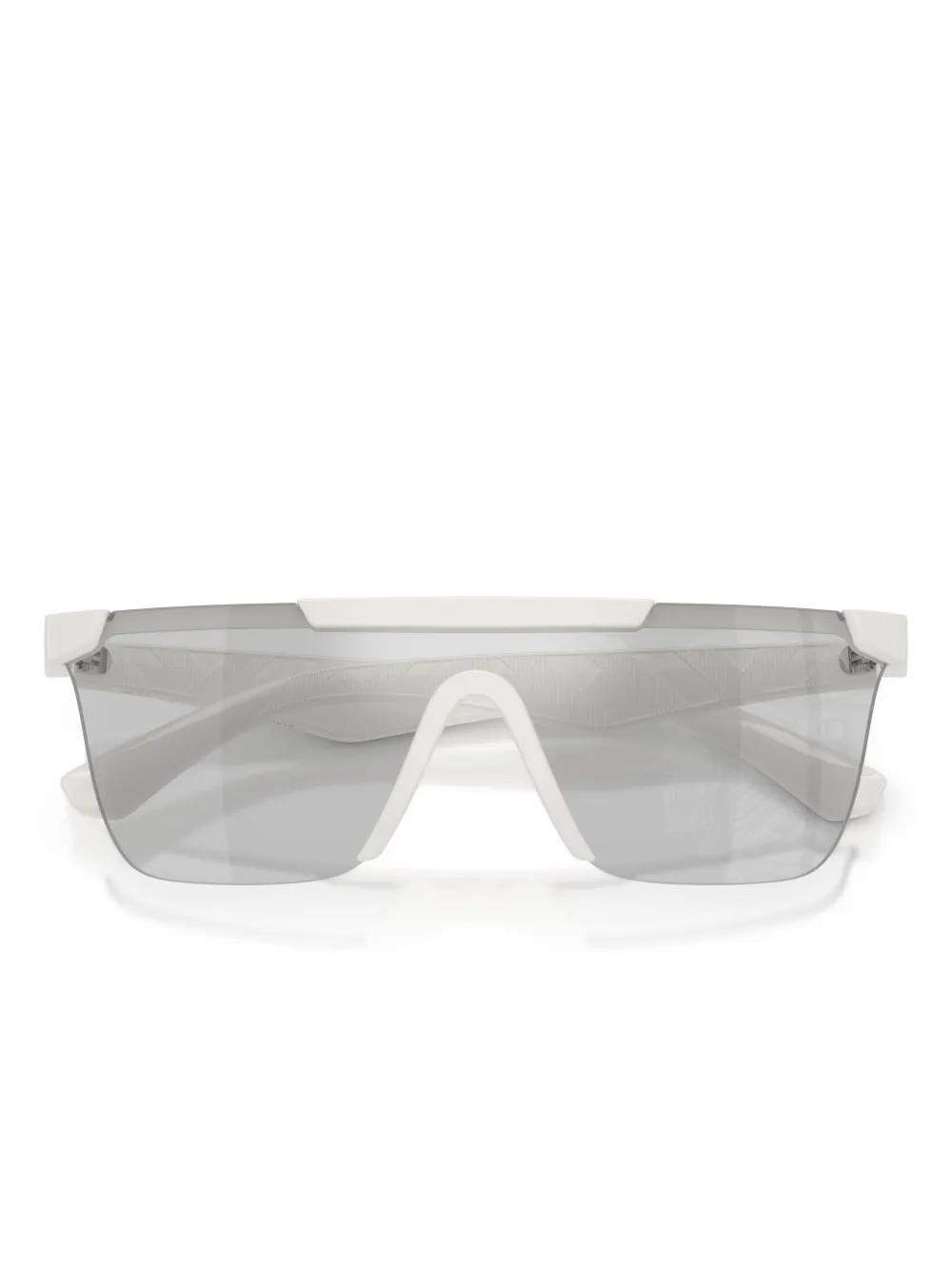 Burberry Eyewear Zonnebril met schild montuur Wit