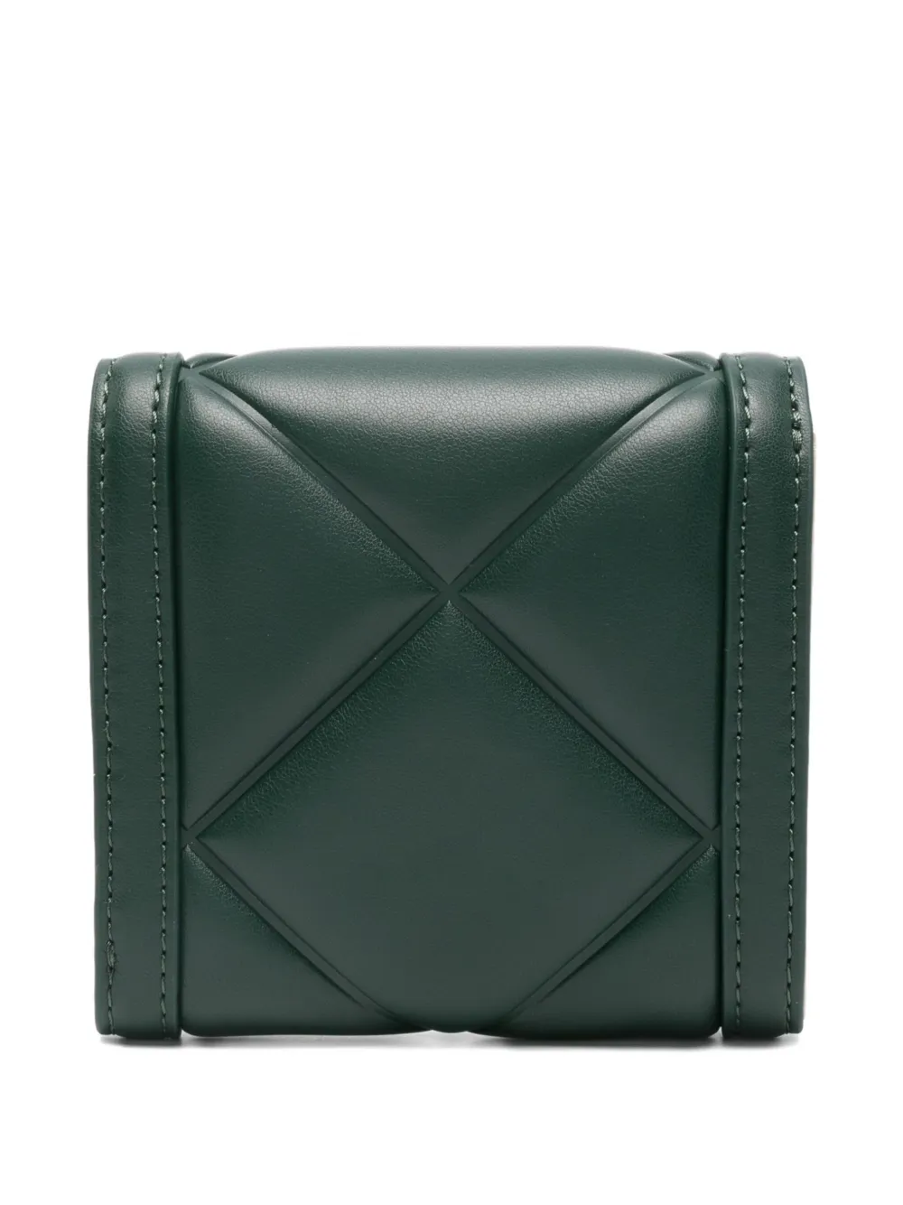 Love Moschino Portemonnee met logoplakkaat - Groen