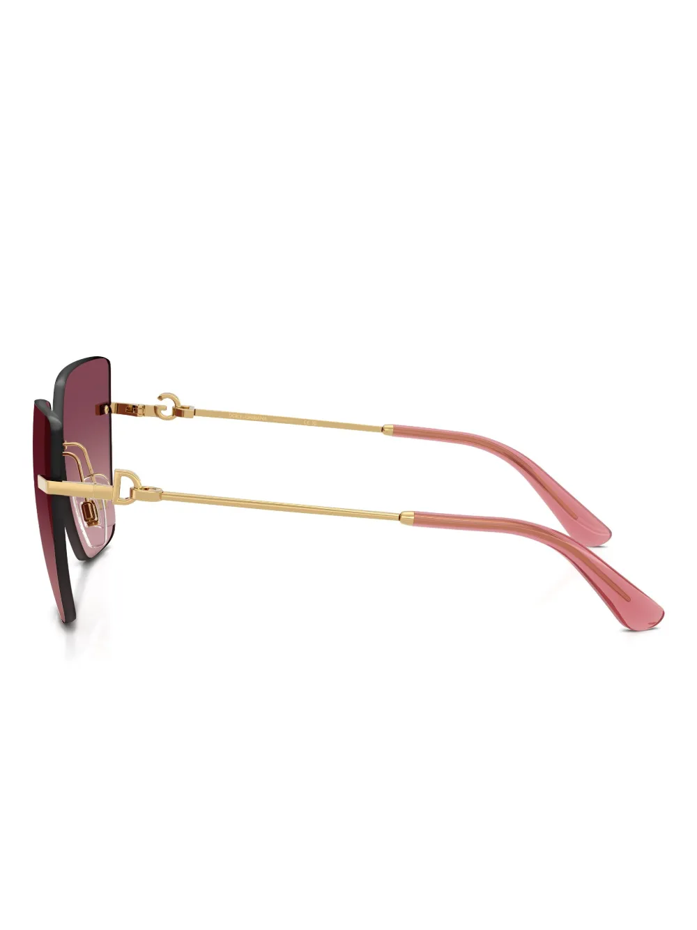 Dolce & Gabbana Cat-eye Sunglasses In Gold