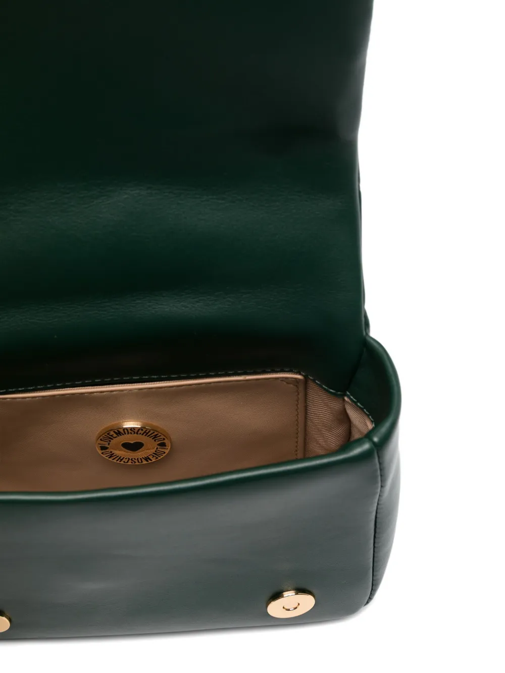 Love Moschino Crossbodytas met logo Groen