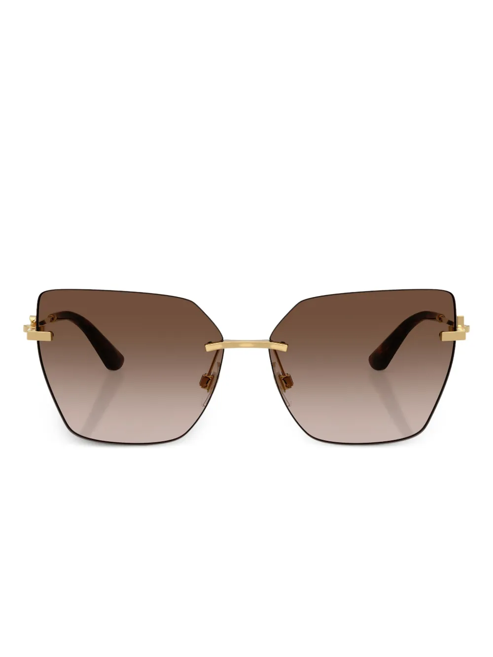 Dolce & Gabbana geometric-frame sunglasses | Gold | Image 1