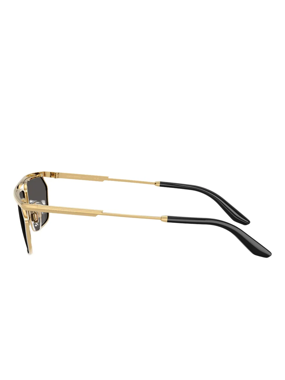 Dolce & Gabbana Eyewear Zonnebril met geometrisch montuur Goud