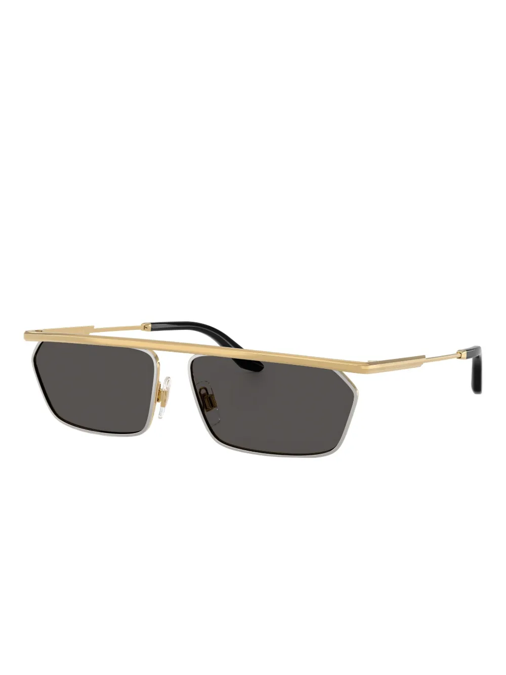 Dolce & Gabbana Eyewear Zonnebril met geometrisch montuur Goud